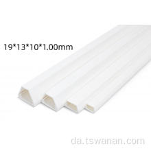 19*13*10*1,00 mm Trapezoidal PVC -kabeltrunking